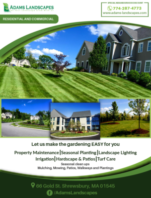 Flyer-Design von anshuman1995 für Adams Landscapes, LLC | Design: #9993234