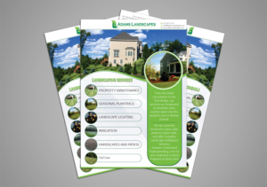 Spring 2016 Residential Landscaping Sales Flyer | Flyer Design by RGraphic