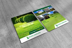 Flyer Design by Ignited Design Studio for Adams Landscapes, LLC | Design: #10016502