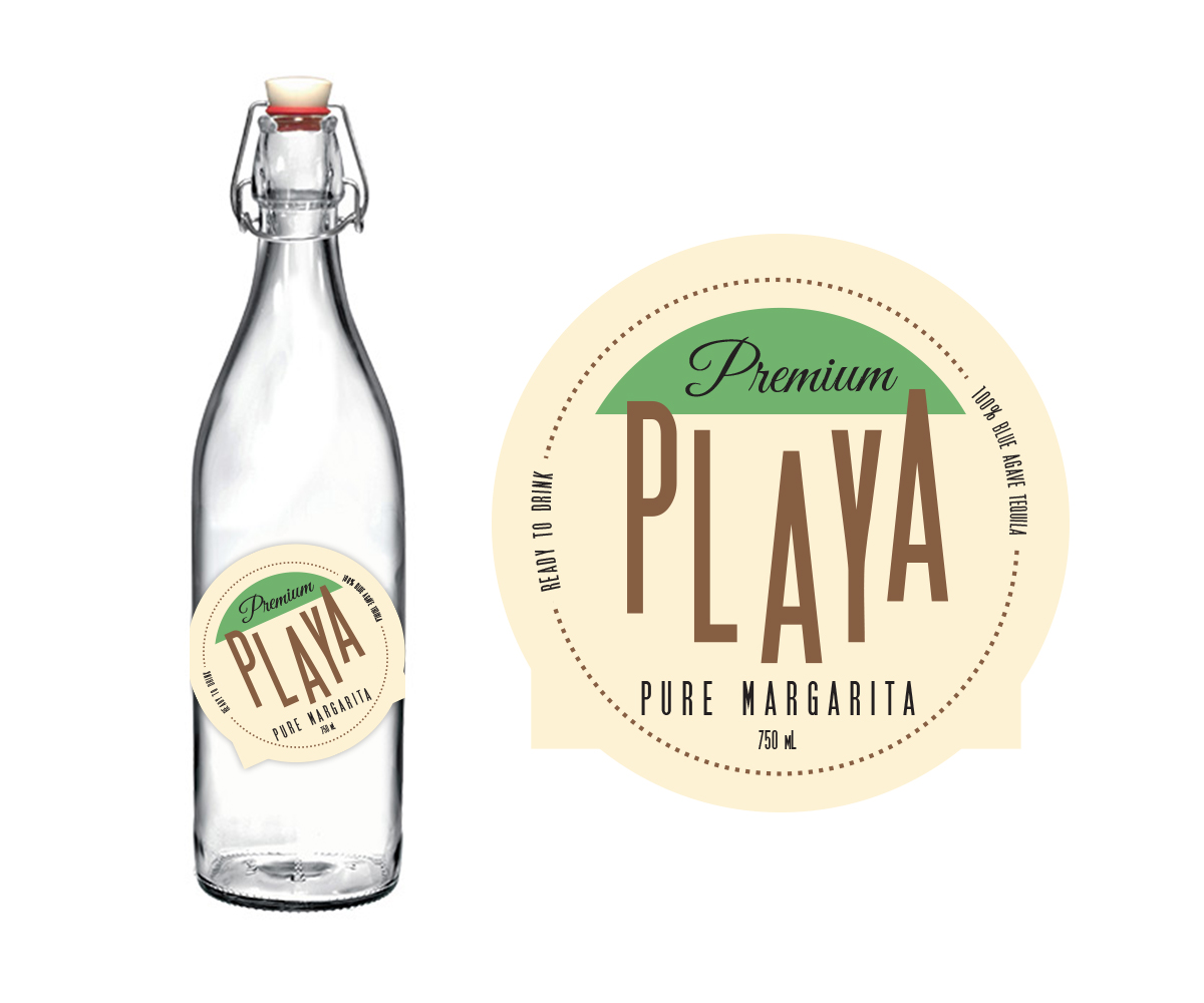 Label Design by Sucre for Pure Margarita | Design #2223671