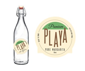 Label Design by Sucre for Pure Margarita | Design: #2223671