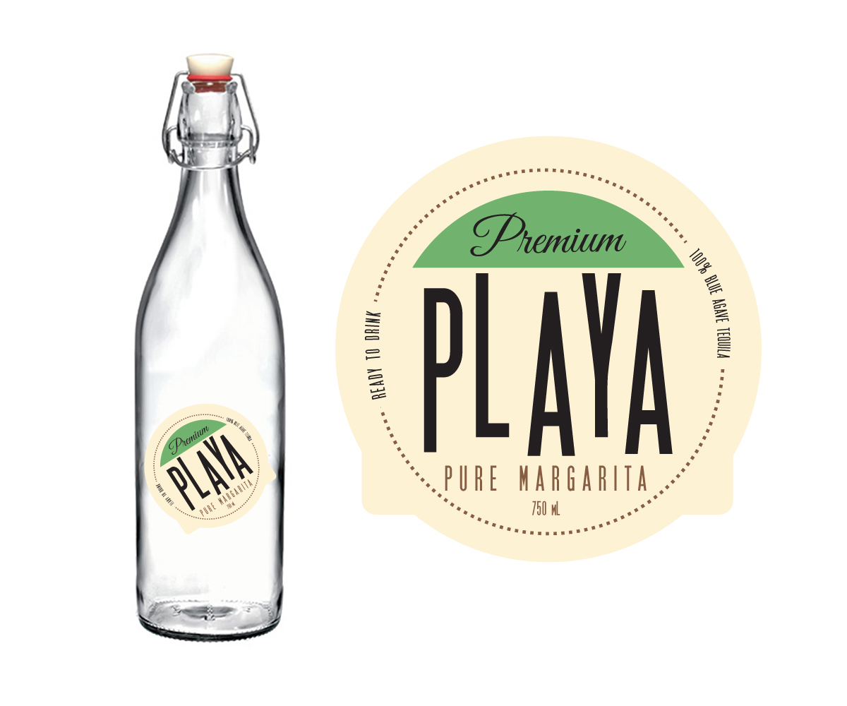 Etikett-Design von Sucre für Pure Margarita | Design #2231165