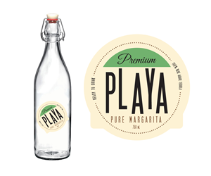 Bottled Margarita Label Project | Diseño de Etiqueta por Sucre