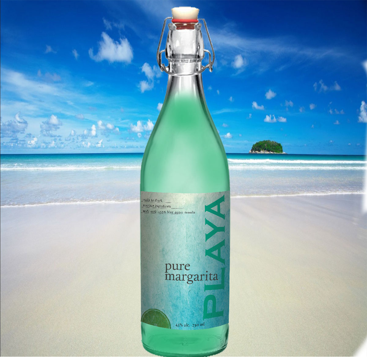 Label Design by Elle I Design for Pure Margarita | Design #2190520