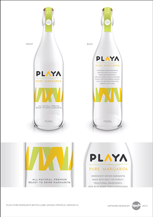 Label Design by rundrhumos for Pure Margarita | Design: #2184173