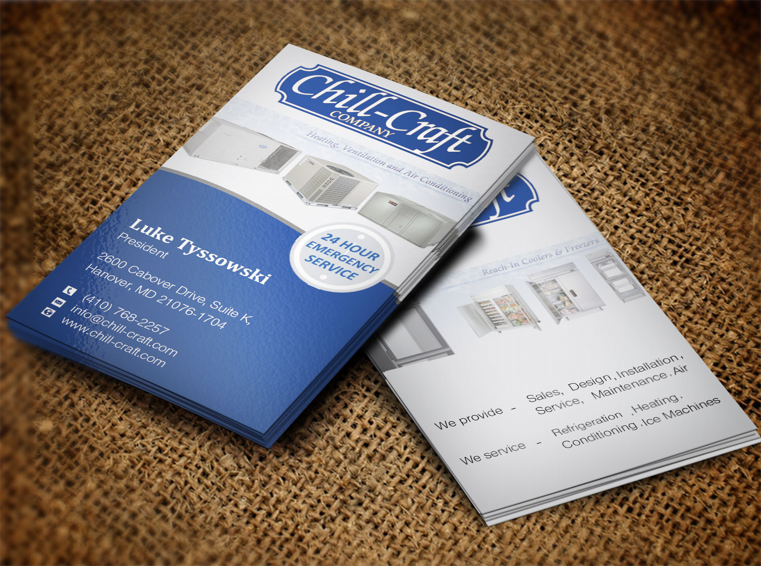 Business Card Design by Pixi Dust for Chill-Craft Company | Design #9922891