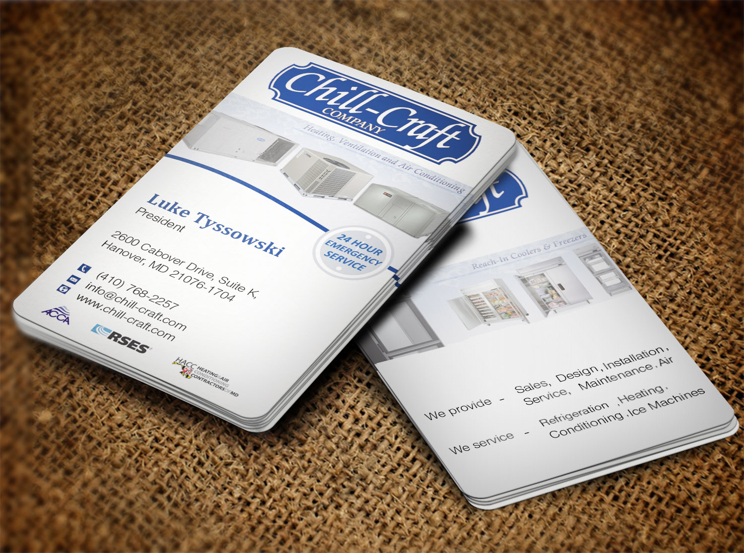 Business Card Design by Pixi Dust for Chill-Craft Company | Design #9922893