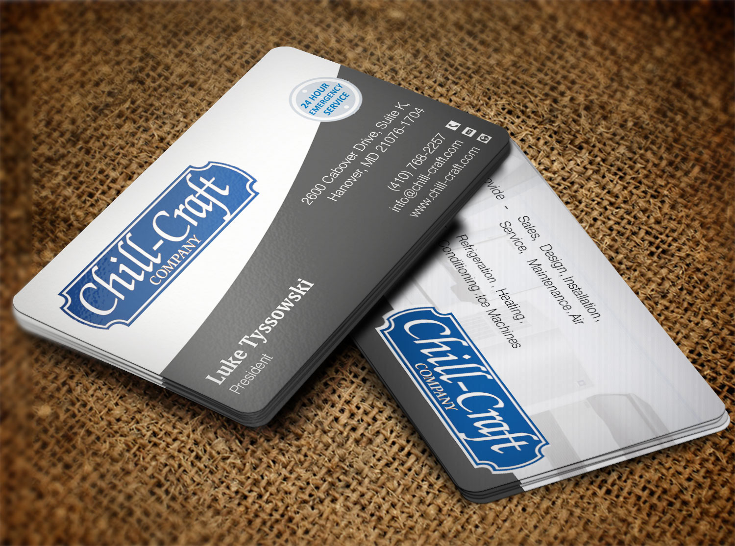 Design de Carte de Visite par Pixi Dust pour Chill-Craft Company | Design #9922894