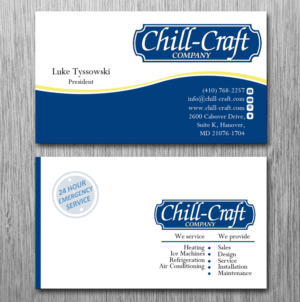 Design de Carte de Visite par Lanka Ama pour Chill-Craft Company | Design : #9922863