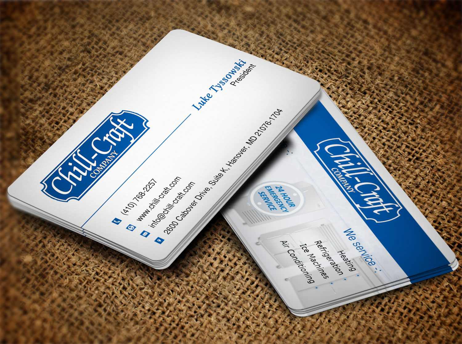 Business Card Design by Lanka Ama for Chill-Craft Company | Design #9922870