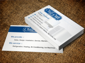 Design de Carte de Visite par Lanka Ama pour Chill-Craft Company | Design : #9922876