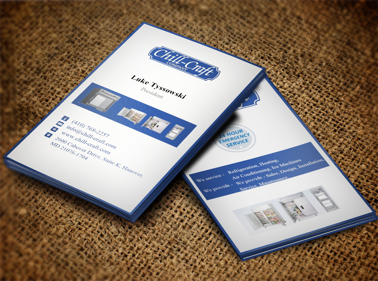 Business Card Design by Lanka Ama for Chill-Craft Company | Design #9922890