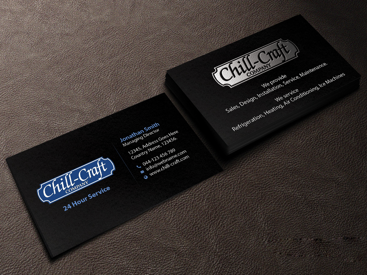 Design de Carte de Visite par Creations Box 2015 pour Chill-Craft Company | Design #9925905
