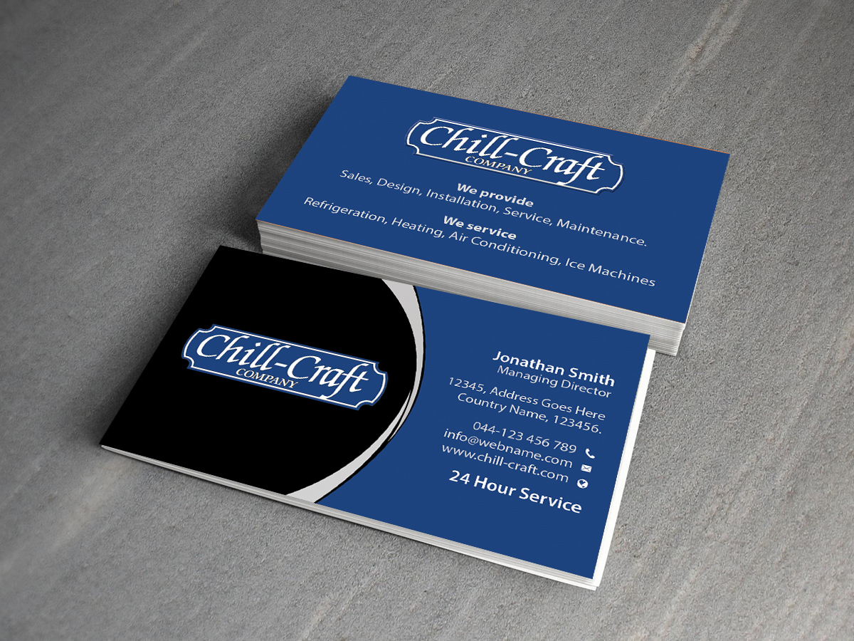 Design de Carte de Visite par Creations Box 2015 pour Chill-Craft Company | Design #9925907