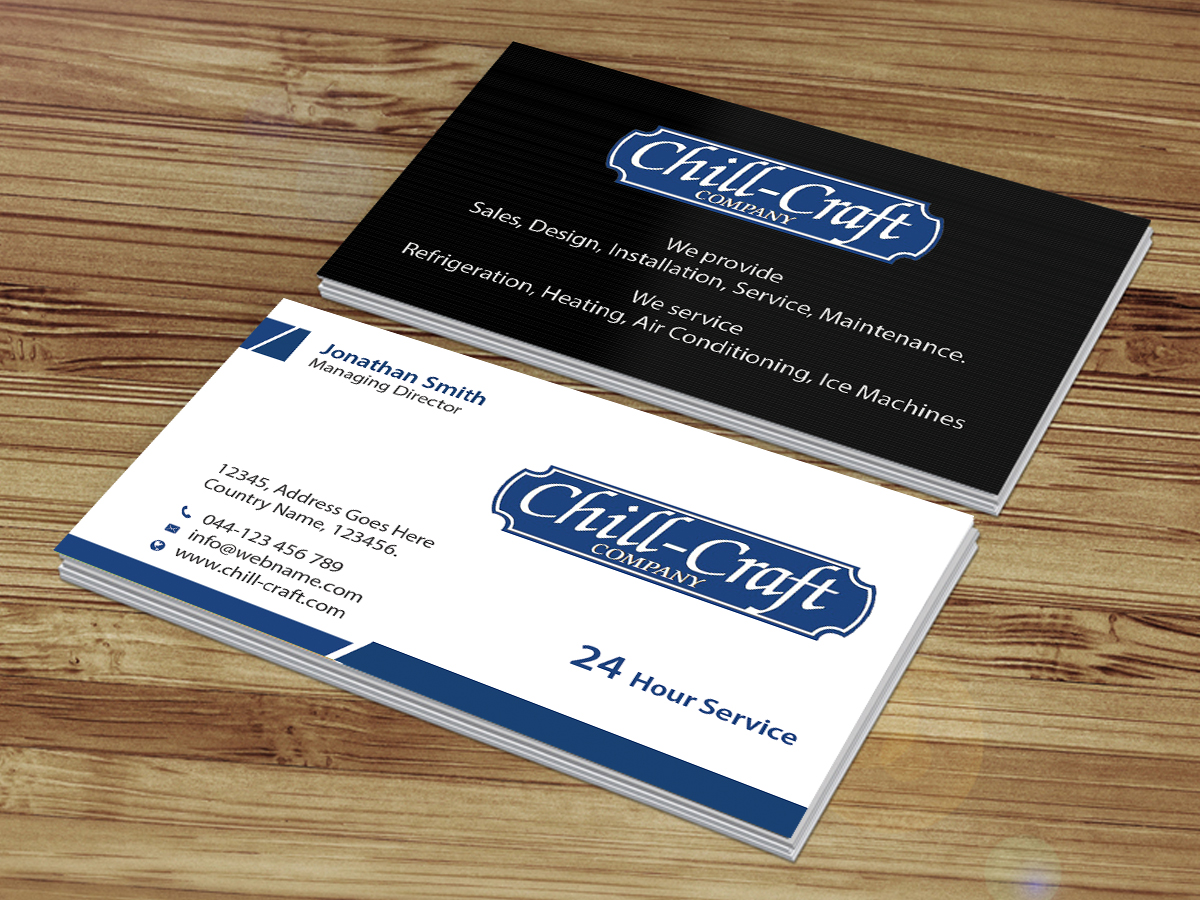 Business Card Design by Creations Box 2015 for Chill-Craft Company | Design #9925908