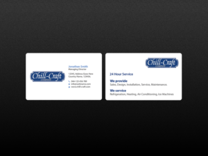Design de Carte de Visite par Creations Box 2015 pour Chill-Craft Company | Design : #9925912