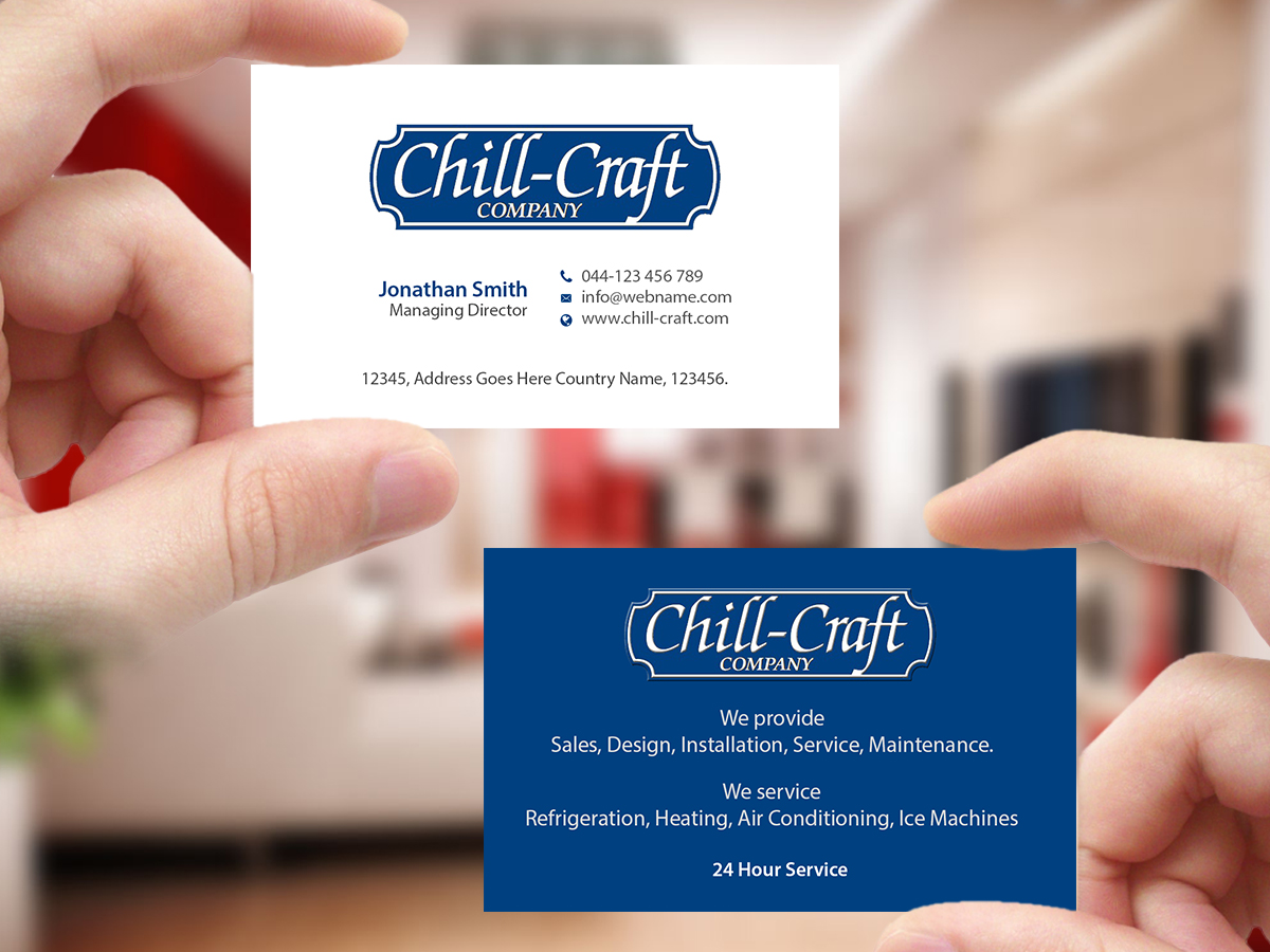 Business Card Design by Creations Box 2015 for Chill-Craft Company | Design #9925914