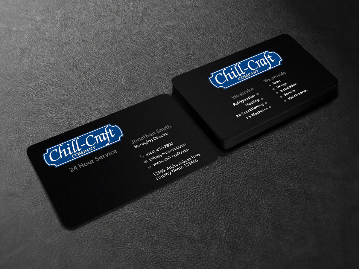 Design de Carte de Visite par Creations Box 2015 pour Chill-Craft Company | Design #9925916