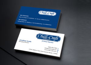 Design de Carte de Visite par Creations Box 2015 pour Chill-Craft Company | Design : #9925918