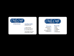 Design de Carte de Visite par Creations Box 2015 pour Chill-Craft Company | Design : #9925920