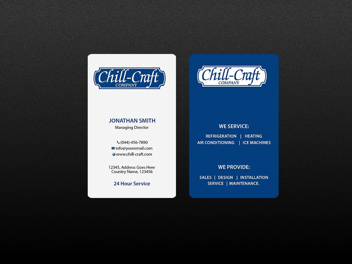 Business Card Design by Creations Box 2015 for Chill-Craft Company | Design #9925925
