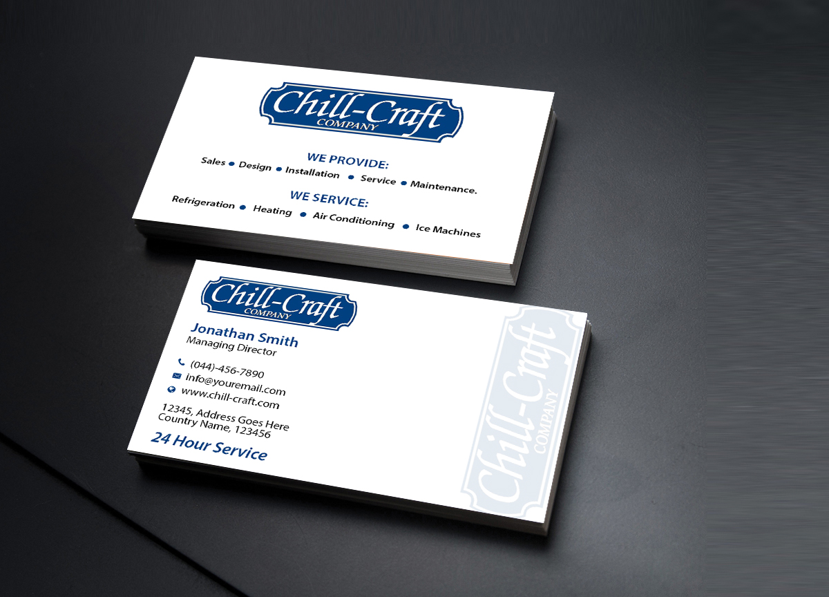 Business Card Design by Creations Box 2015 for Chill-Craft Company | Design #9925926