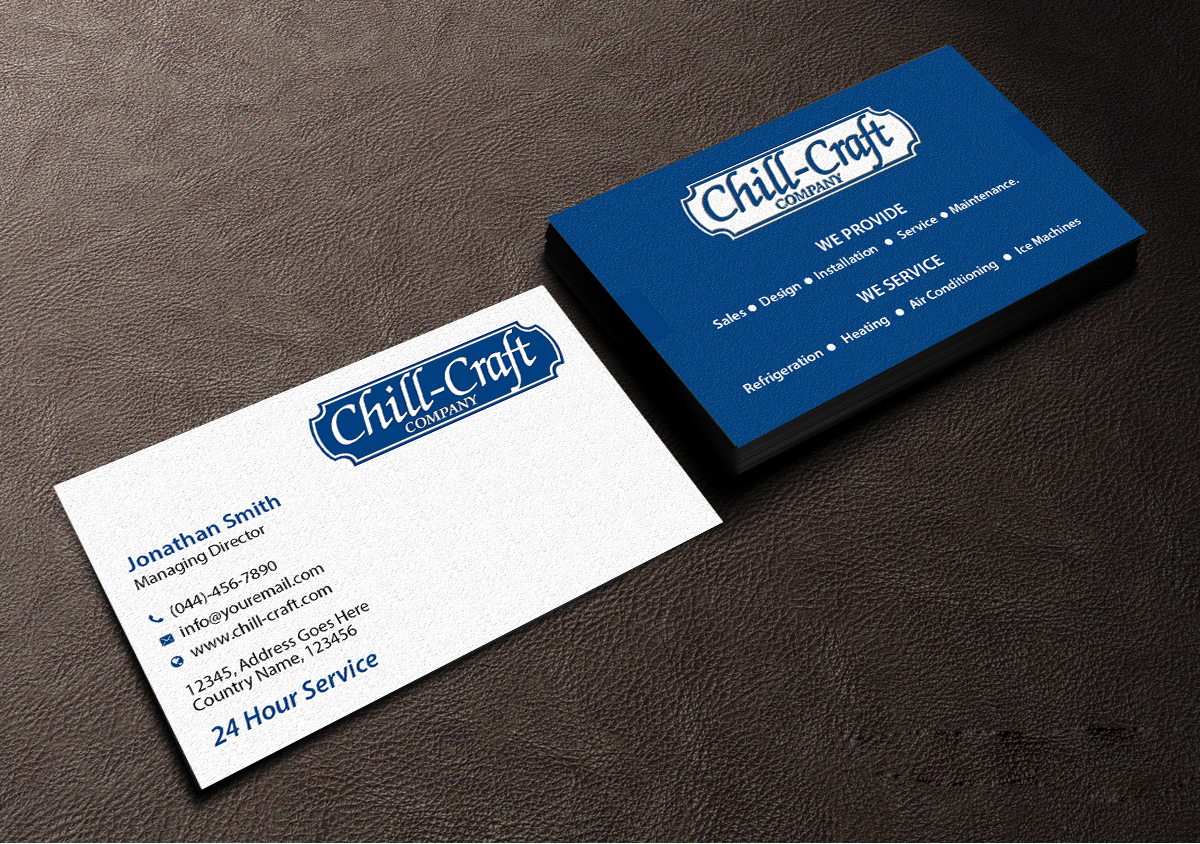 Business Card Design by Creations Box 2015 for Chill-Craft Company | Design #9925928