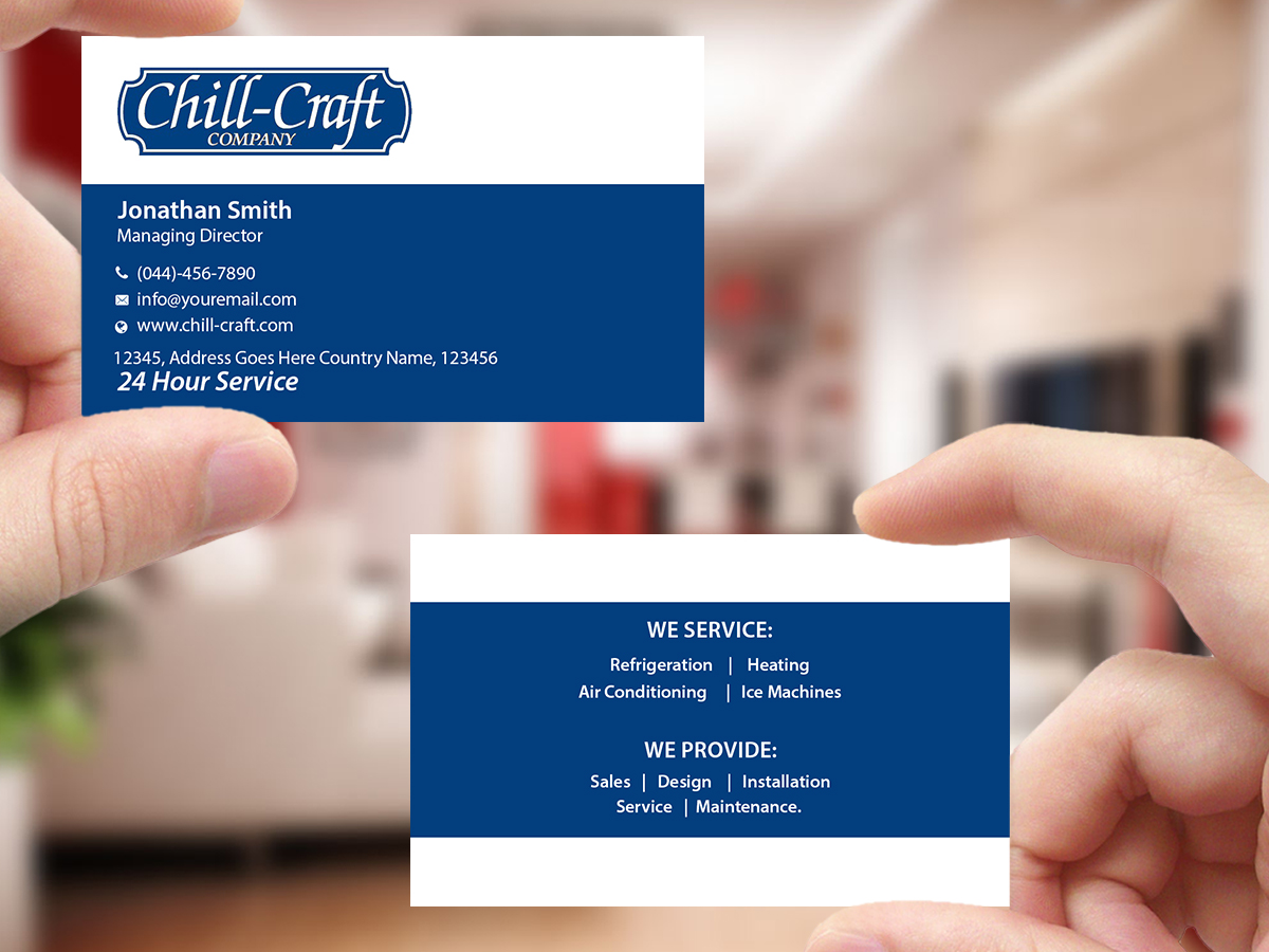 Business Card Design by Creations Box 2015 for Chill-Craft Company | Design #9925935