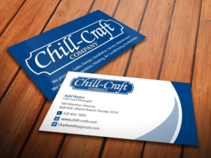 Business Card Design by primarydesigner2k9 for Chill-Craft Company | Design #9923437