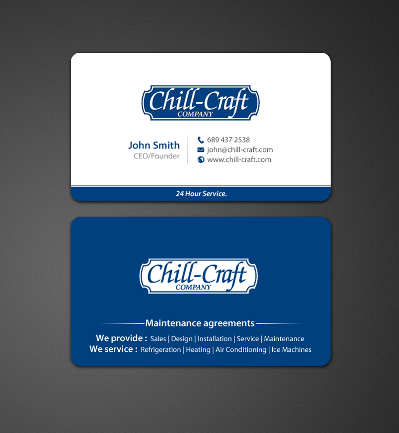 Business Card Design by chandrayaan.creative for Chill-Craft Company | Design #9924127