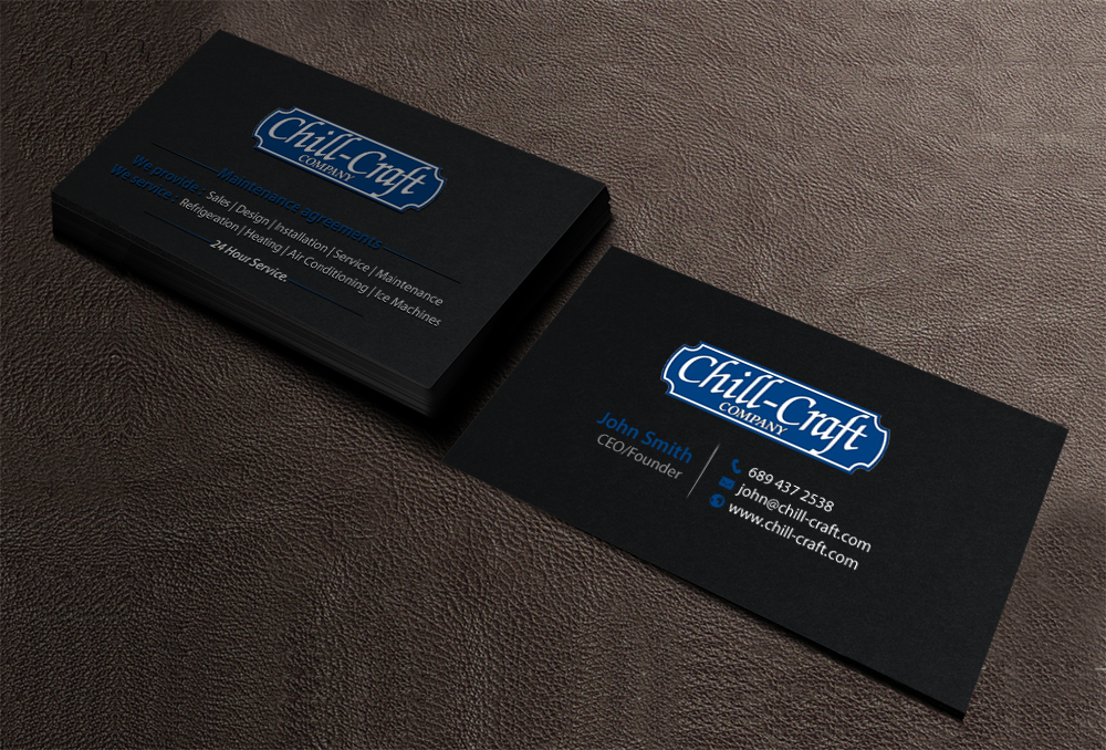 Business Card Design by chandrayaan.creative for Chill-Craft Company | Design #9924130