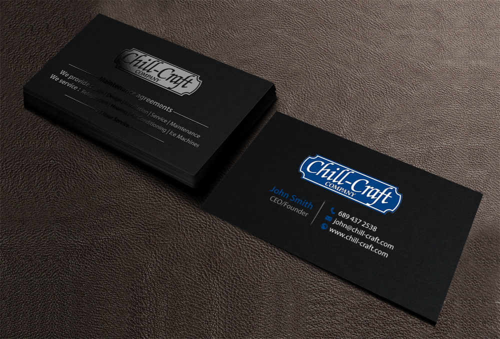 Business Card Design by chandrayaan.creative for Chill-Craft Company | Design #9924131