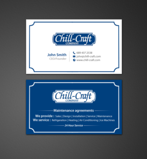 Design de Carte de Visite par chandrayaan.creative pour Chill-Craft Company | Design : #9924928
