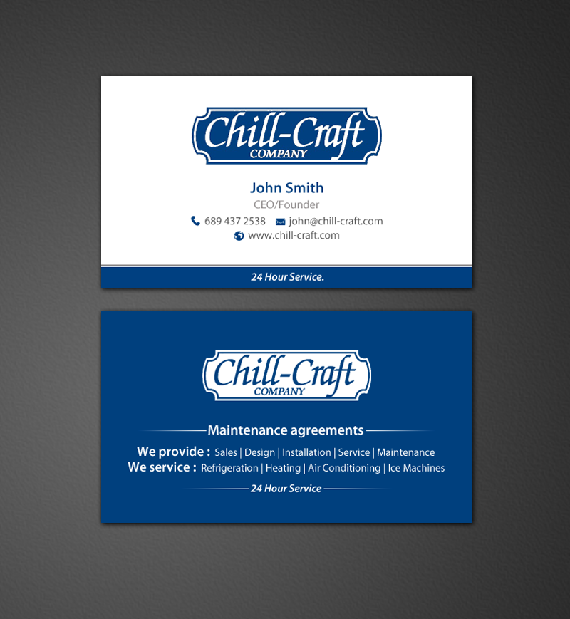Business Card Design by chandrayaan.creative for Chill-Craft Company | Design #9924929