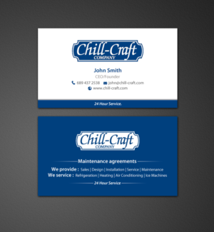 Design de Carte de Visite par chandrayaan.creative pour Chill-Craft Company | Design : #9924929
