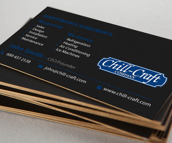Design de Carte de Visite par chandrayaan.creative pour Chill-Craft Company | Design #9924931