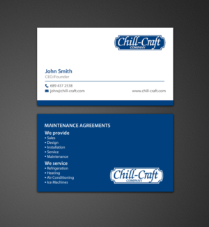 Business Card Design by chandrayaan.creative for Chill-Craft Company | Design #9931727