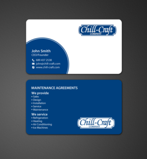 Design de Carte de Visite par chandrayaan.creative pour Chill-Craft Company | Design : #9931733