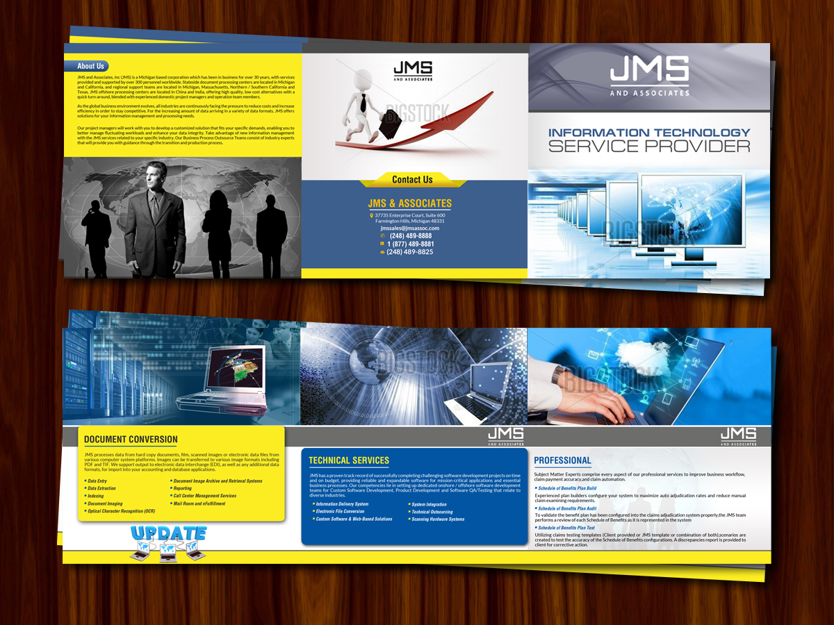 Brochure Design by debdesign for JMS & Associates | Design #10087345