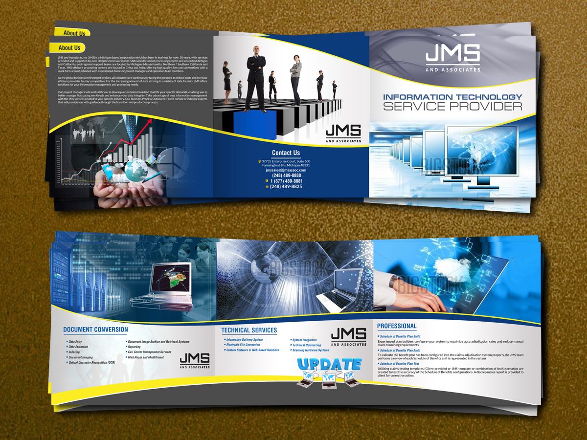 Brochure Design by debdesign for JMS & Associates | Design #10181822
