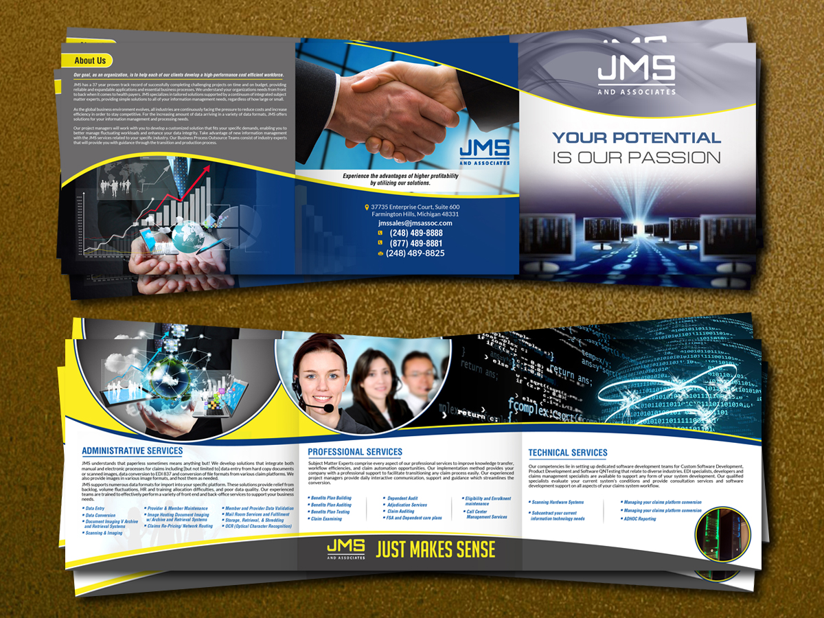 Brochure Design by debdesign for JMS & Associates | Design #10232887