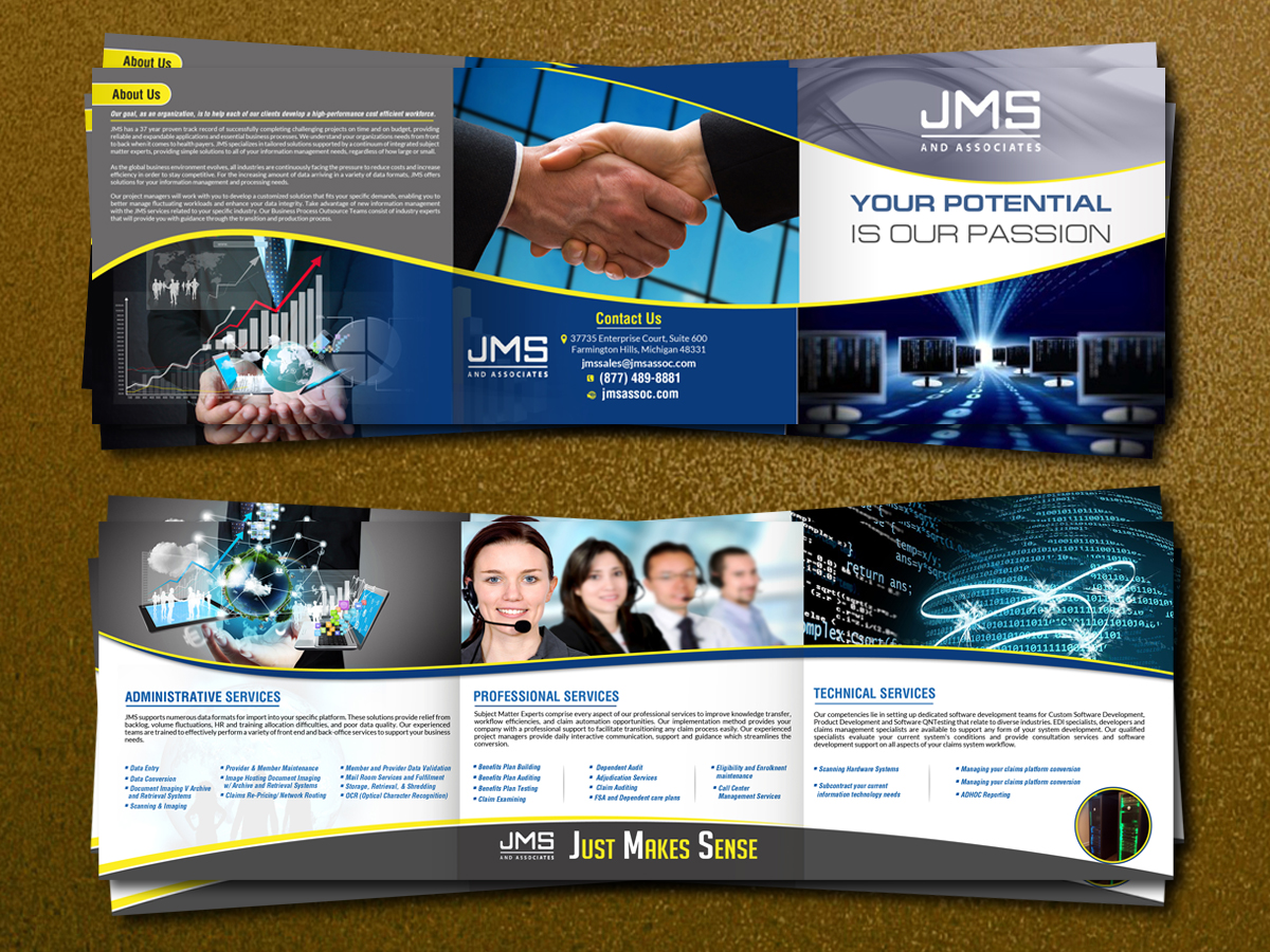 Brochure Design by debdesign for JMS & Associates | Design #10243102