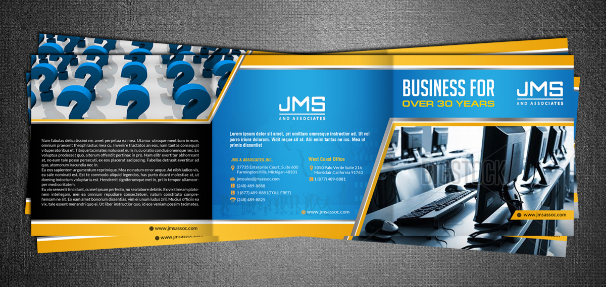 Brochure Design by creative.bugs for JMS & Associates | Design #9918704