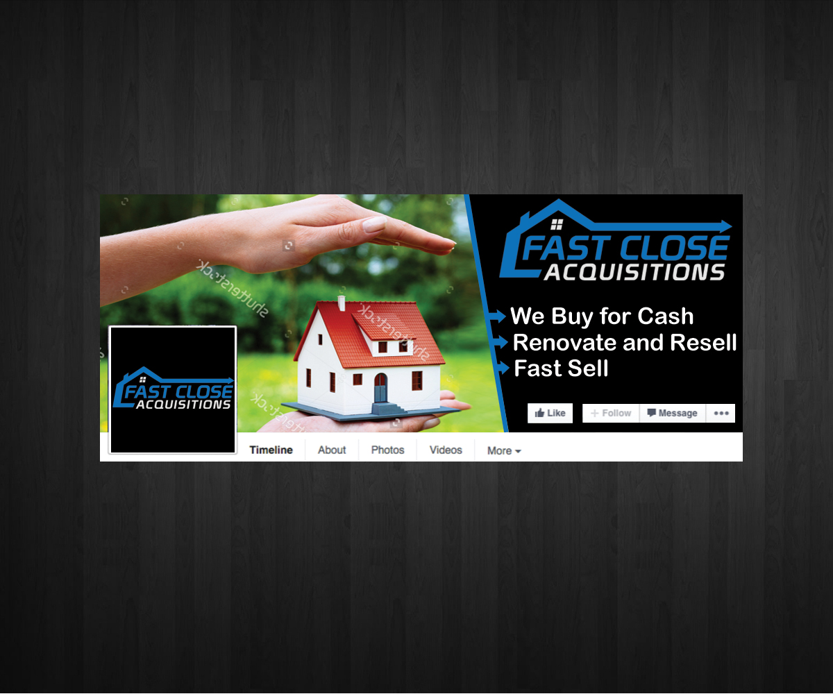 Facebook Design by Anna  for Fast Close Acquisitions, LLC | Design #9937869