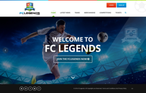 Web Design by pb for FCLegends | Design: #9934564