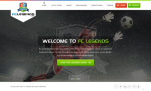 Web Design by pb for FCLegends | Design: #9941169