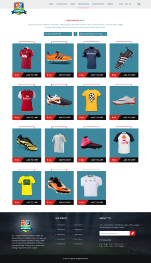 Web Design by Infoway for FCLegends | Design: #10109050