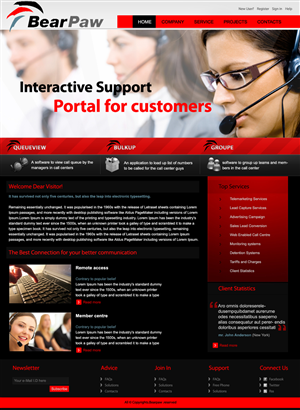 Web Design by pb for BearPaw Corporation | Design: #451706