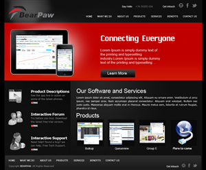 Web Design by OM for BearPaw Corporation | Design: #454497