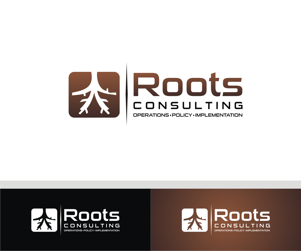 Logo Design by T I K H E - L M W for Roots Consulting | Design: #9942095